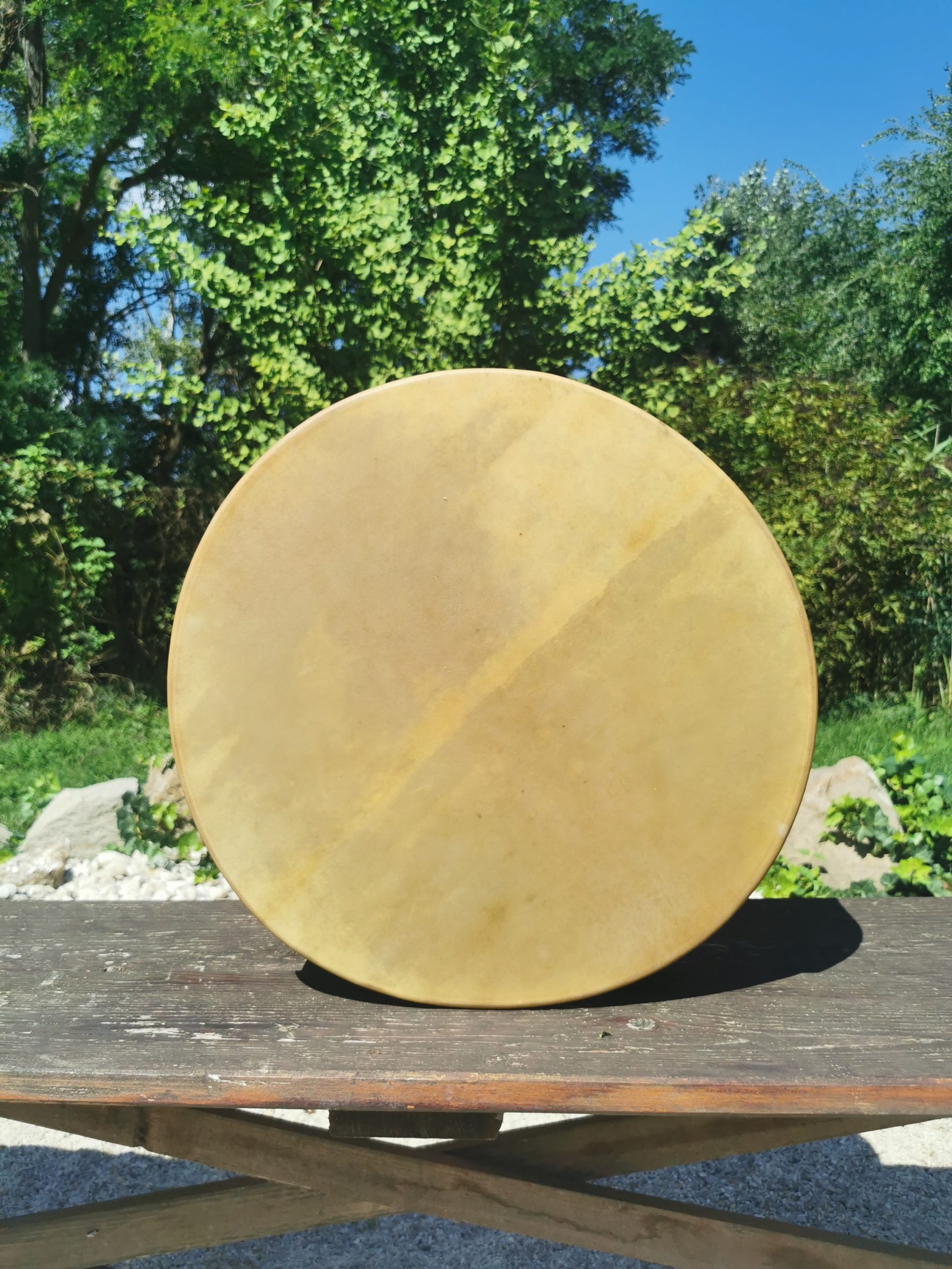 Handcrafted Shaman Drum With Drum Stick - 10 Inch Wooden Meditation Drum For Spiritual Music & Ceremonies