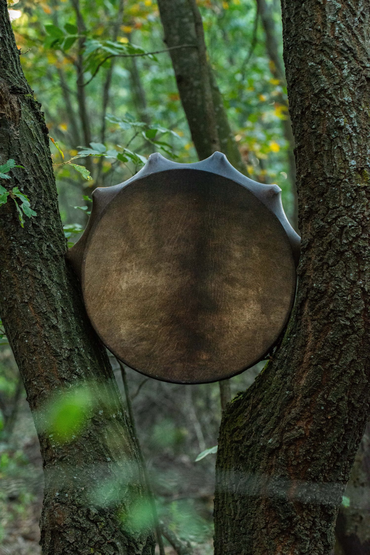 17" Handcrafted Shaman Drum - Deer Hide Shamanic Drum- Shamanic Tool