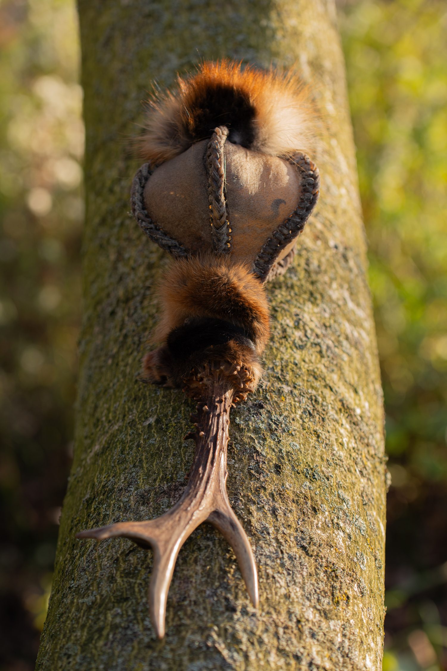 Shamanic Rattle - Shaker - Rawhide Rattle - Horse Hide Rattle - Shamanic tool - Shipping Included - Image 3