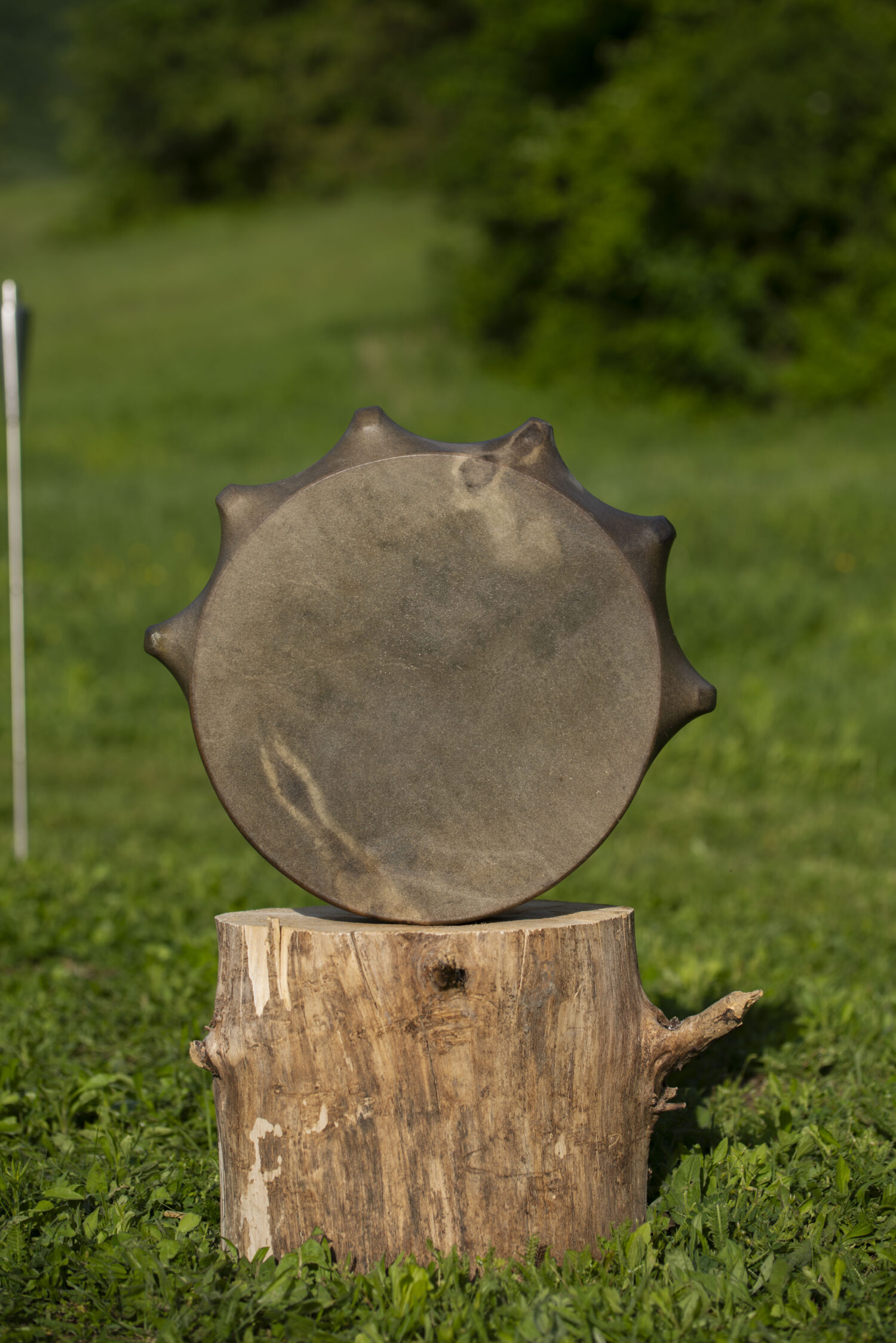 13" Handcrafted Shaman Drum - Natural Sheep Hide Shamanic Drum- Shamanic Tool