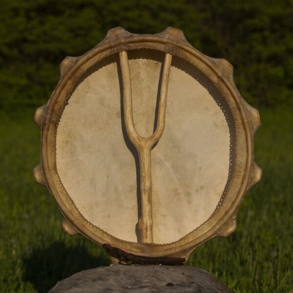 23" Handcrafted Shaman Drum - Goat Hide - Shamanic Drum- Shamanic Tool