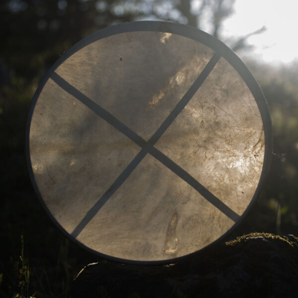 23" Handcrafted Ocean Drum - Goat Hide- Shamanic Tool